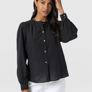 Amelie Blouse - Polka Dot