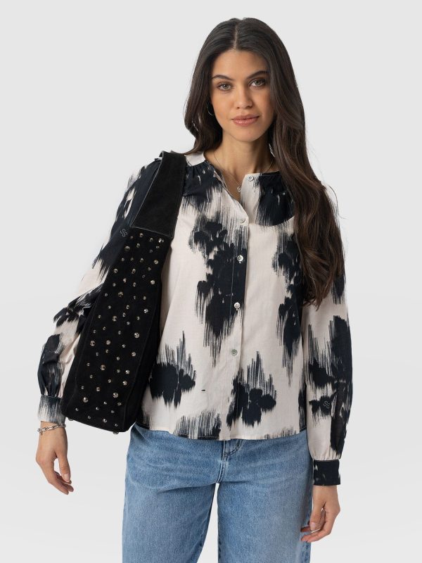 Amelie Blouse - White Fade Floral - Image 2