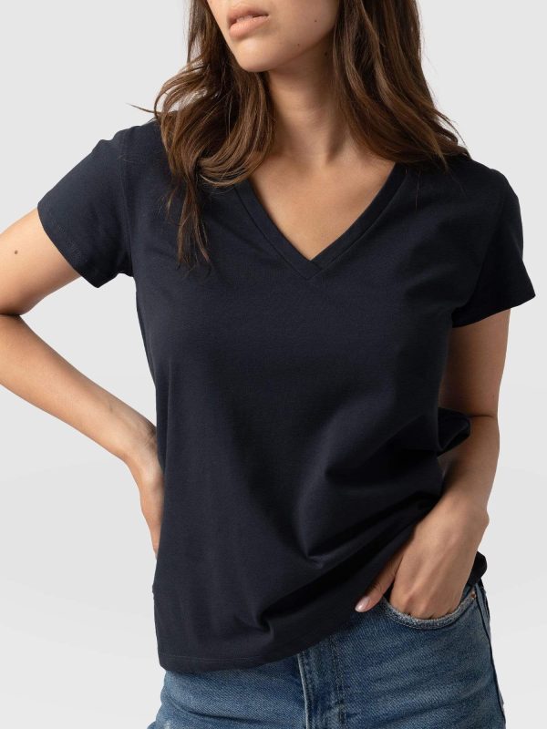 Apartment Tee - Navy - Image 3