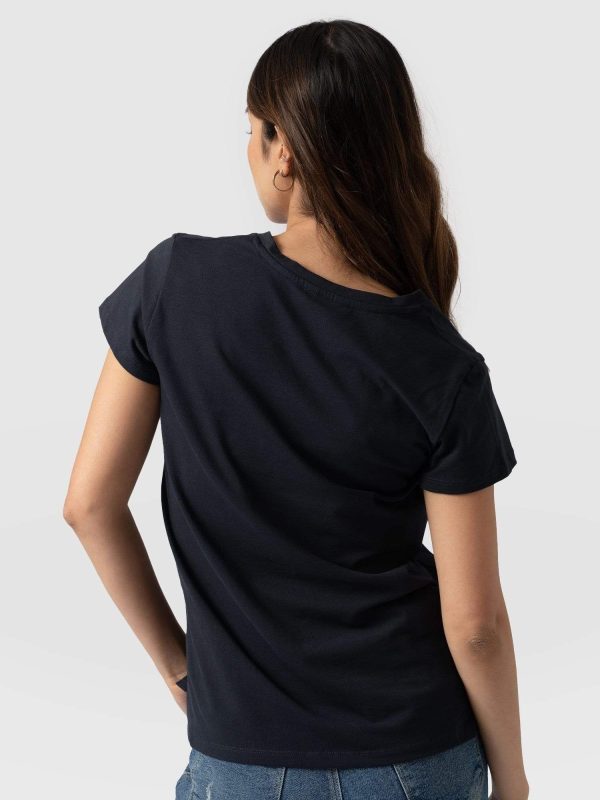 Apartment Tee - Navy - Image 5
