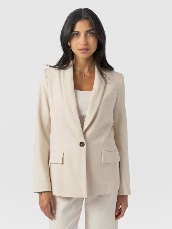 Argent Blazer - Cream - Image 2