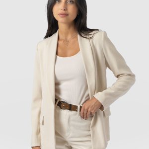 Argent Blazer - Cream