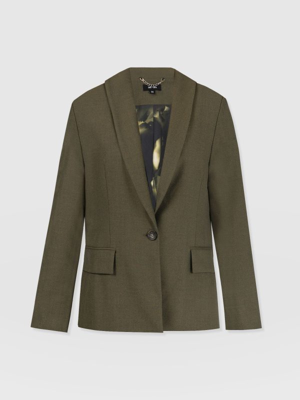 Argent Blazer - Khaki - Image 7