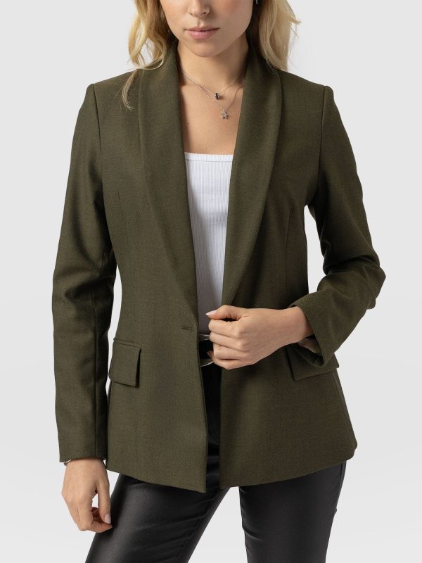 Argent Blazer - Khaki - Image 3
