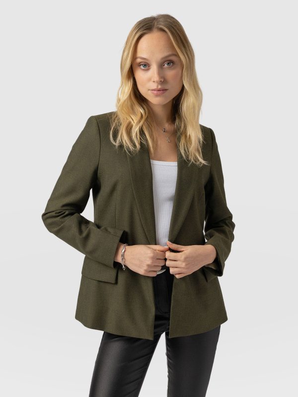 Argent Blazer - Khaki - Image 2