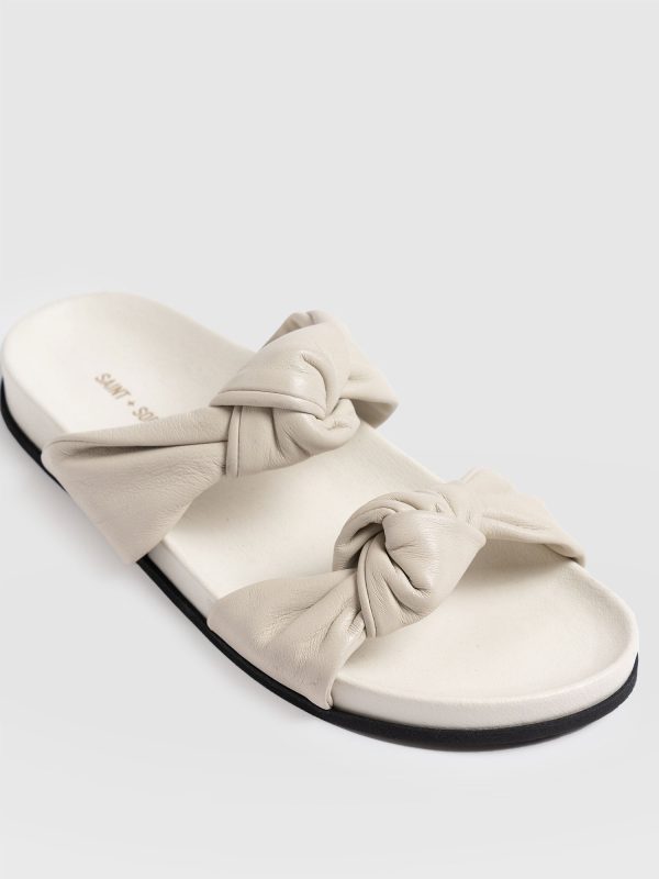 Kingston Knot Sandal - Cream - Image 4