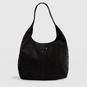 Margot Hobo Shoulder Bag - Black